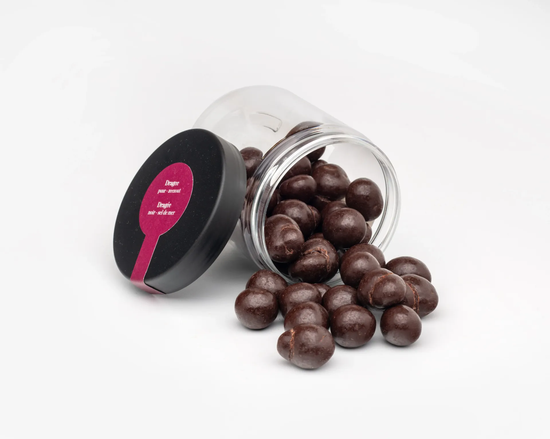 [9560] Dragées aux noisettes chocolat noir et sel de mer 150 g