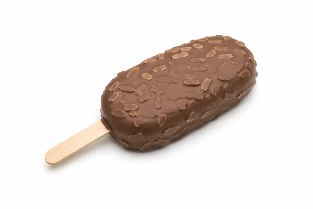 Ice cream pop amande