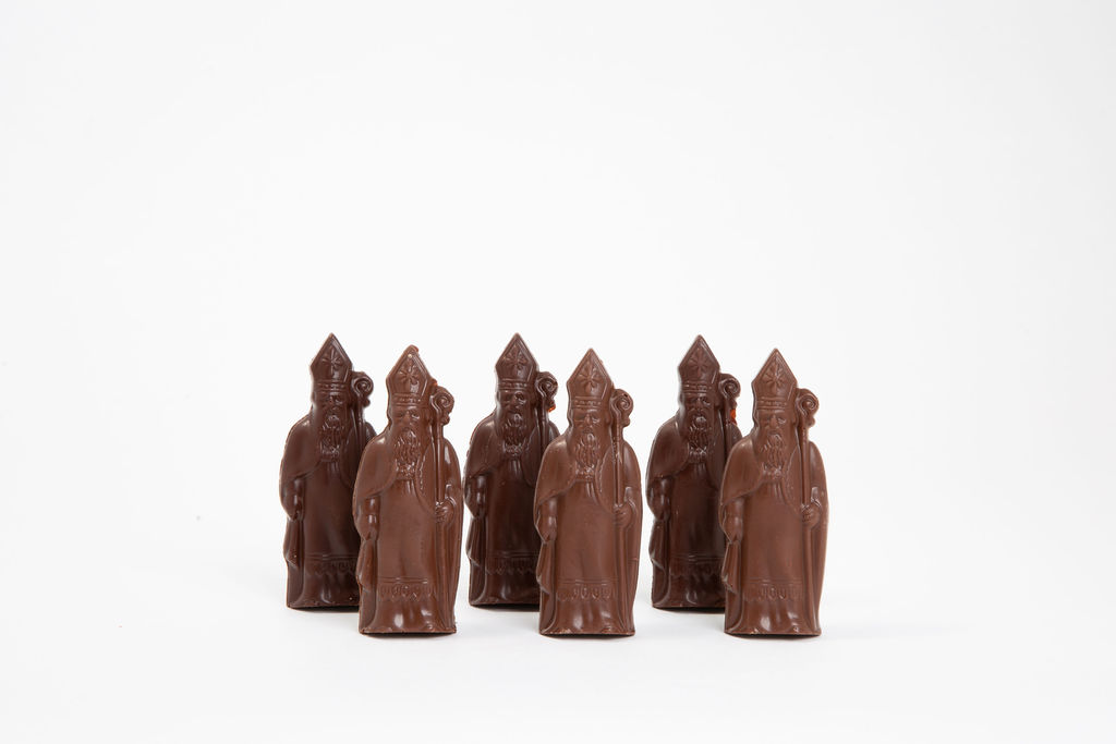 Gevulde Sinterklaasjes hazelnoot/karamel 6st