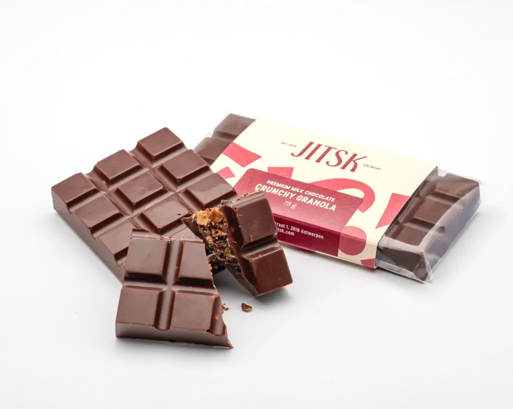 Crunchy granola tablet melk 75g