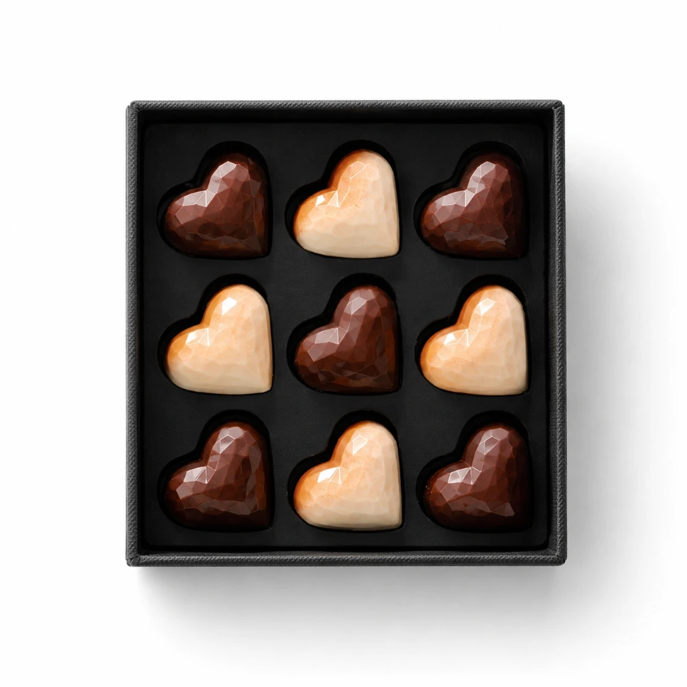 Box heart Mothersday 9pc