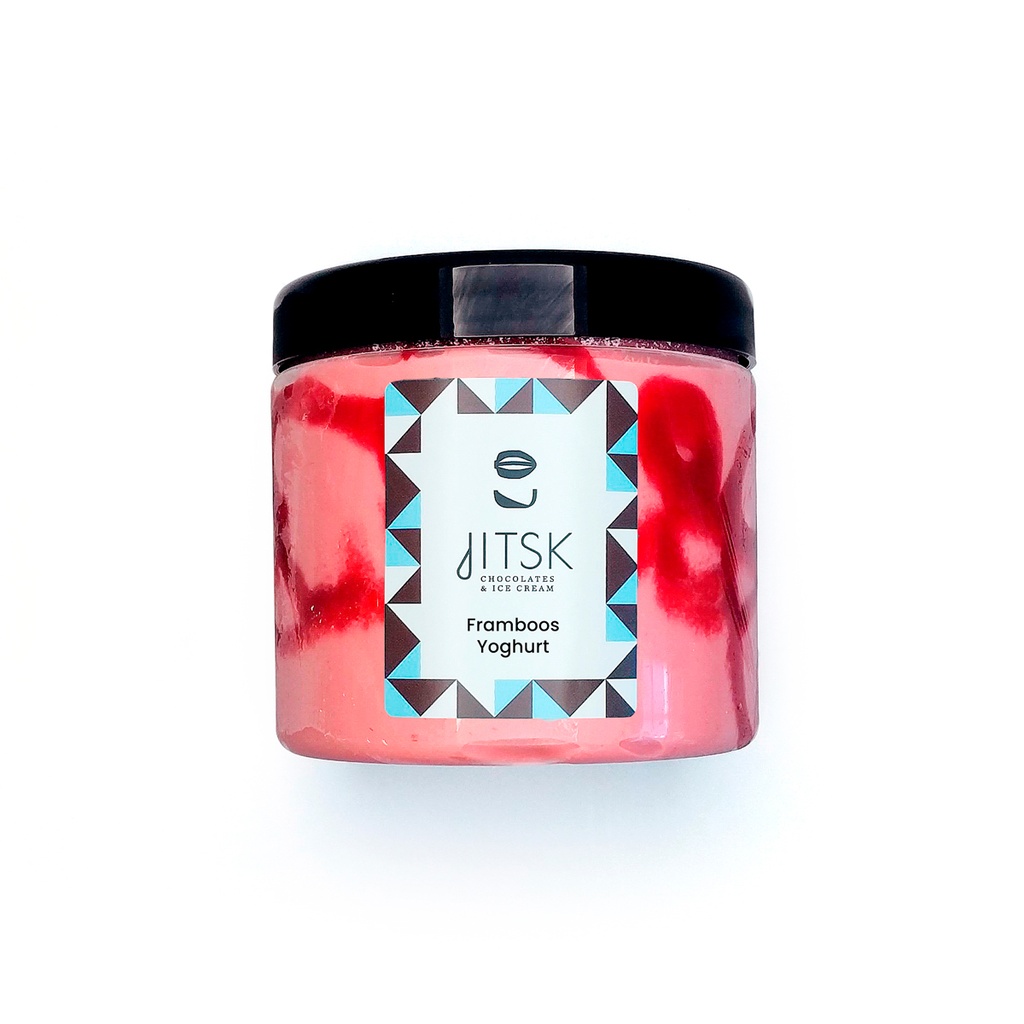 [9131] Glace au yaourt à la framboise 700mL